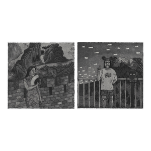 Tammy Harrington Tourist Trap Diptych Etching