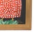 Shabby Chic Red & White Spotted Folk Art Chicken Hen Painting by Ruth Arenz Including the Antiqued Gold Wood Frame For Sale - Image 3 of 6