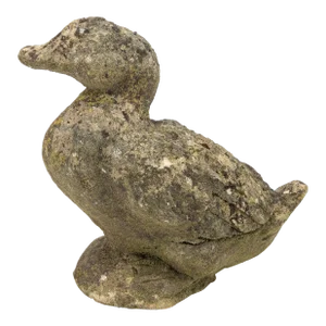 Concrete Duck Garden Ornament, French 20th Century