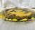Large Vintage Studio Art Glass – Yellow & Cobalt Sculptural Decor, 13” For Sale - Image 11 of 12