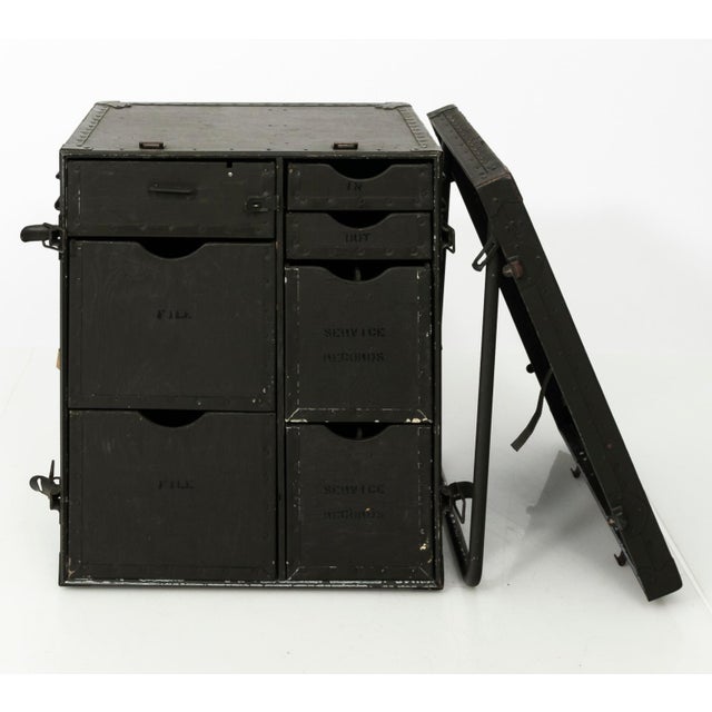 Vintage u.s. Military Portable Field Headquarters Desk Chairish