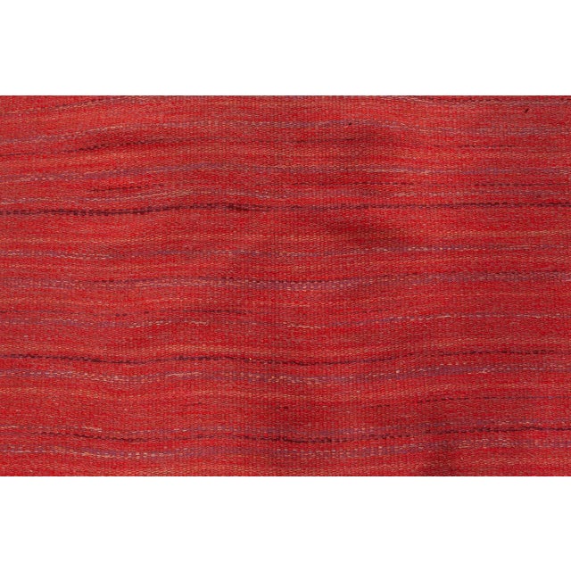 Mid-Century Modern Doris Leslie Blau Midcentury Swedish Flat Woven Rug by Ingegerd Silow For Sale - Image 3 of 6