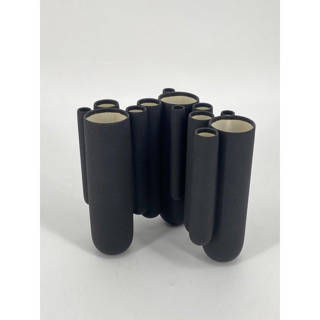 Cylindrical Vinyl Vase by Robert Bronwasser, Studio Smool for Goods, Netherlands For Sale - Image 14 of 15