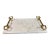 1990s Carrara Marble Horsebit Board For Sale