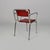 Italian Art Deco Metal and Red Faux Leather Chairs, 1930s, Set of 4 For Sale - Image 9 of 18