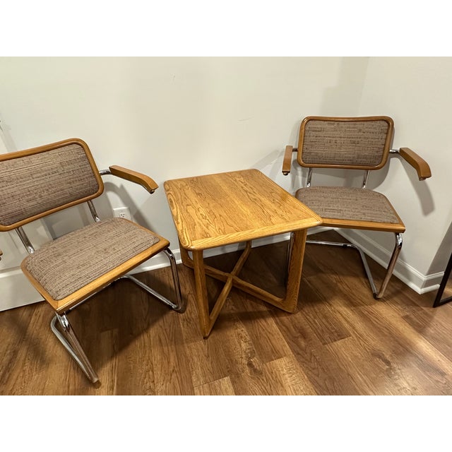 Lane Furniture Lane Perception Side Table by Warren Church | Mid Century Modern Oak | 1950s MCM For Sale - Image 4 of 8