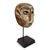 Antique old Lega mask with unique carved details. Authentic piece from Democratic Republic of Congo. Beautiful signs of...