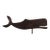 Vintage Whale Wall Art Print - Nautical Folk Art by Albert Ryder, 24" X 16" For Sale