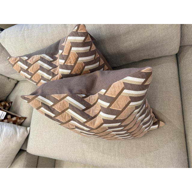 Williams-Sonoma Harwich Throw Pillows, Pair For Sale - Image 11 of 12