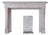 Antique Louis XV Style Plaster Fireplace Mantel For Sale