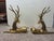 Brass Deer Sculptures -a Pair For Sale - Image 10 of 10
