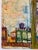Contemporary San Francisco Bay Bridge Expressionist Cityscape Oil on Masonite. Signed For Sale - Image 3 of 12
