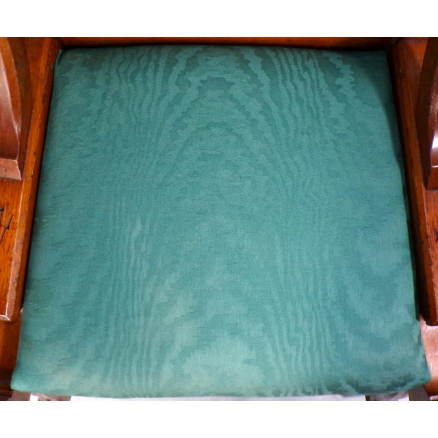 1880s Victorian Era Professionally Restored Child's Mahogany Slipper Chair For Sale In Portland, ME - Image 6 of 10