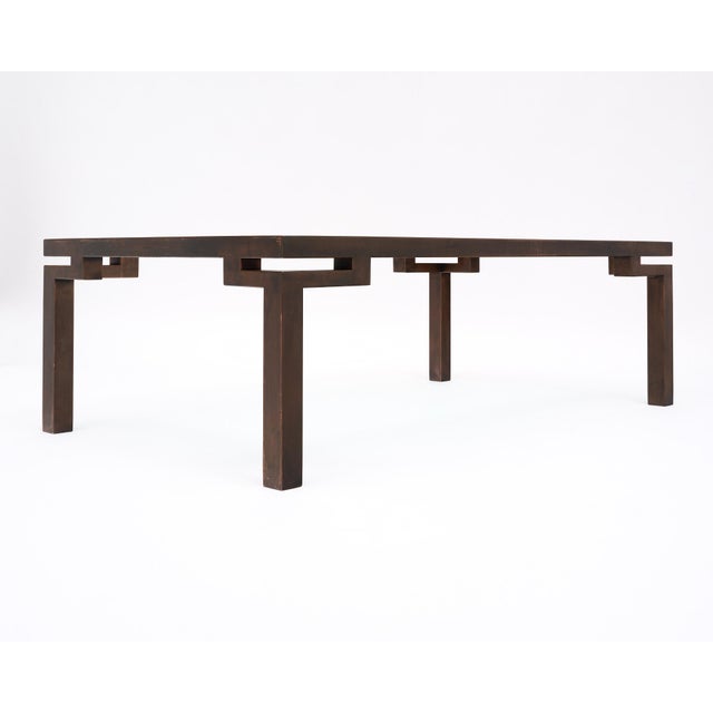 1970s French Vintage Copper Coffee Table For Sale - Image 5 of 9