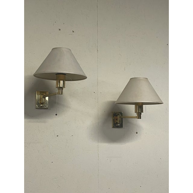 Vintage Brass Wall Lamps, 1970s, Set of 2 For Sale - Image 11 of 18