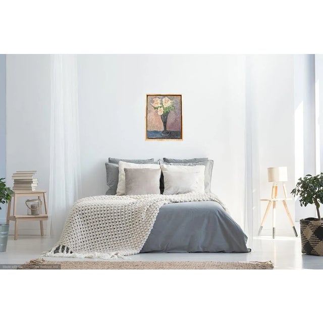 "French Flowers in a Vase" Contemporary Oil Painting For Sale In Los Angeles - Image 6 of 6