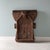 Once used as a mold in a foundry, this unusual wood object was salvaged and repurposed to serve as a decorative wall...