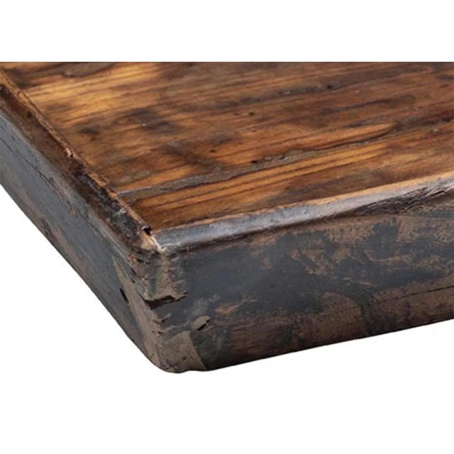 Mid 20th Century Vintage Mongolian Wood Tray For Sale - Image 5 of 5