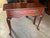 Very nice, high quality solid cherry sofa or console table by Henkel Harris. Ogee edge along the top, single drawer with...