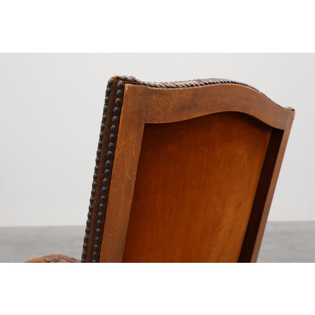Louis XV Carved Walnut Armchair with Needlepoint Upholstery, France, 1900 For Sale - Image 17 of 18