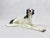 1920s Art Deco Borzoi Greyhound Statue in Porcelain from Royal Dux Bohemia, Czechoslovakia, 1920s For Sale - Image 5 of 10