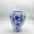 Handmade Ceramic Faceted Ginger Jar (30cm) – Classic Blue & White Lotus Pattern – Large Lidded Decor For Sale - Image 6 of 9
