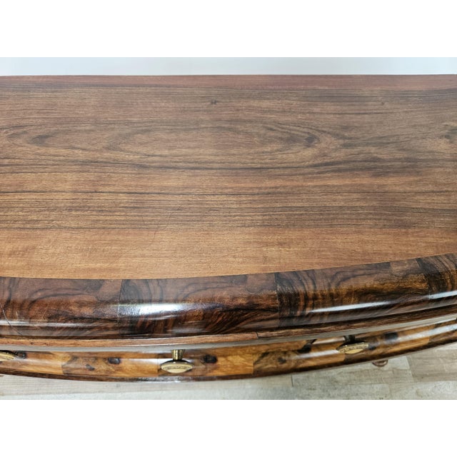 Tuscan Art Deco Dressing Table in Walnut Burl, 1940 For Sale - Image 6 of 17