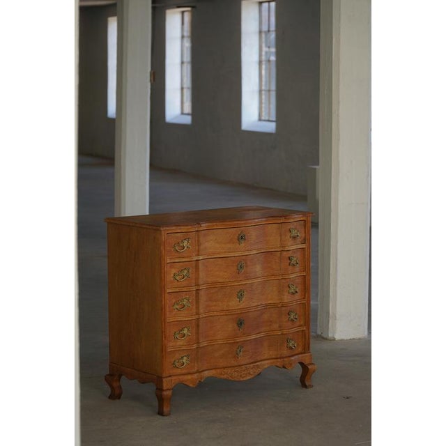 Mid-Century Modern Danish Chest of Drawers in Oak by Henning Kjærnulf, 1960s For Sale - Image 17 of 18