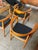 Wood Iconic Solid Teak Chairs With Black Leather Seats in the Style of Hans Wegner, Circa 1960s For Sale - Image 7 of 12