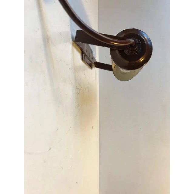 Brown Danish Tubular Wall Sconce from Lyfa, 1930s For Sale - Image 12 of 12