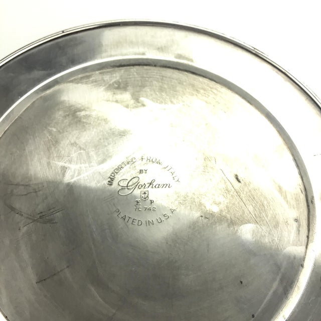 Silver Gorham Mid Century Wire Bread Basket For Sale - Image 8 of 8