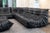 Contemporary Michel Ducaroy for Ligne Roset Togo 4pc Black Leather Modular Sofa Set For Sale - Image 3 of 9
