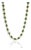 Vintage 14k Yellow Gold Tennis Necklace With 9.88ct Emeralds and 5.24ct Diamonds For Sale