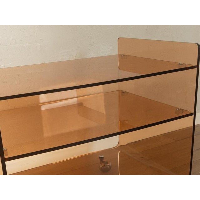 Space Age Acrylic Hi-Fi Rack by Michel Dumas For Sale - Image 6 of 7