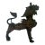 Ornate Antique Nepalese Bronze Buddhist Lion or Foo Dog Sculpture For Sale