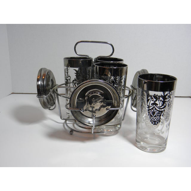 Vintage Barware With Caddy Set of 9 Chairish