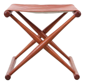 Mid-Century Danish Folding Stool in Teak, 1960s