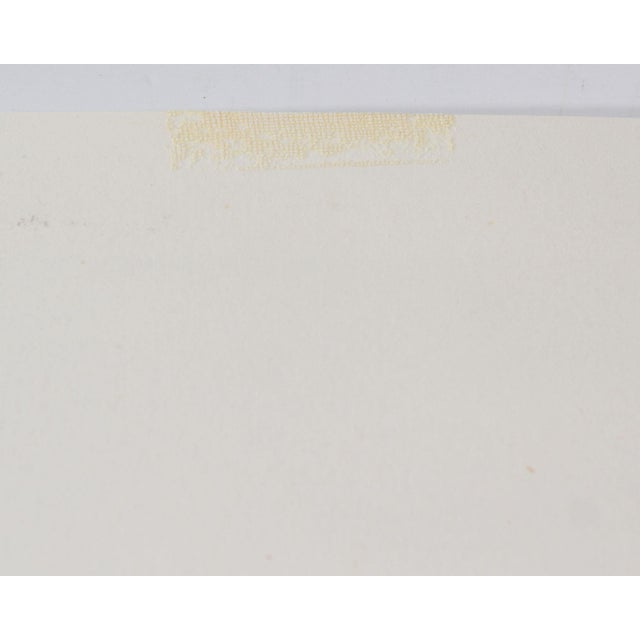 Printmaking Materials 1981 Abstract Lithograph by László Dús For Sale - Image 7 of 10