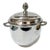 Vintage Silverplate Ice Bucket With Glass Liner – English Silver Mfg. Corp. For Sale