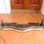 Antique English Polished Steel and Brass Open Frieze Fender With Built in Tool Rests For Sale - Image 4 of 13