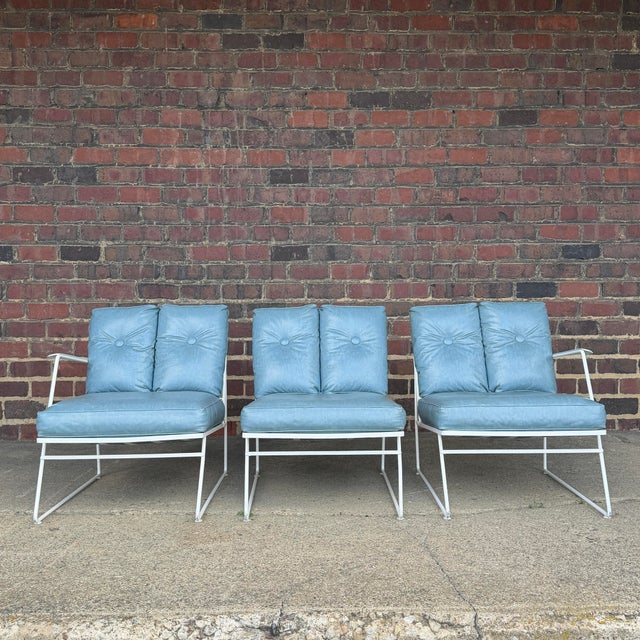 Mid 20th Century Very Rare Sectional Salterini Outdoor Patio Sofa Maurizio Tempestini For Sale - Image 5 of 12
