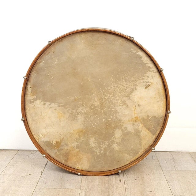 Wood Vintage Drum, u.s.a., 1920s or Earlier For Sale - Image 7 of 8