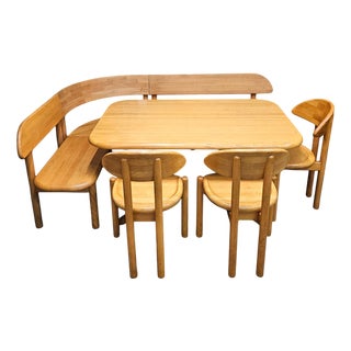 Table, Chairs and Corner Bench from Ansager, Set of 5 For Sale