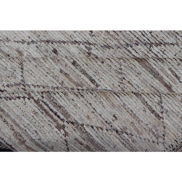 Modern Casual Hand Hand Knotted Tribal Rug by Keivan Woven Arts 10'9 X 13'3 For Sale - Image 10 of 11