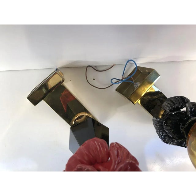 Murano Sconces, 1990s, Set of 2 For Sale - Image 4 of 7