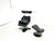 Set of Leather Tok Armchair & Ottoman by Toshiyuki Kita for Stokke For Sale - Image 6 of 17