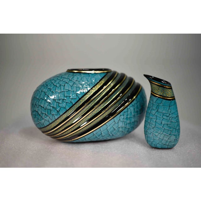 Contemporary Contemporary Art Deco Revival Decorative Vase and Vessel For Sale - Image 3 of 13