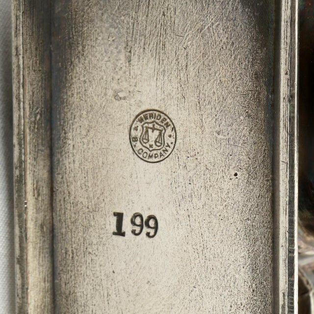 Victorian Silverplate Meriden Napkin Ring Child and Begging Dog For Sale - Image 10 of 10