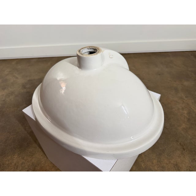 Vintage Sherle Wagner Italian Porcelain Undermount Sink With Gold Interior For Sale - Image 17 of 17