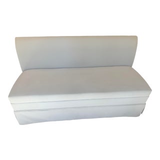 Ballard Design Ivory Banquette For Sale